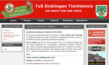 TuS Eicklingen Tischtennis